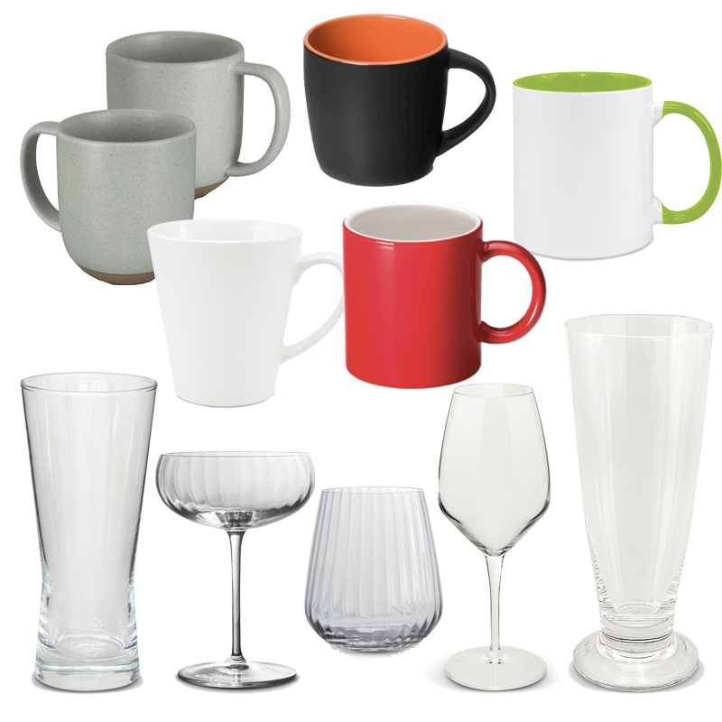 Mugs and Glassware